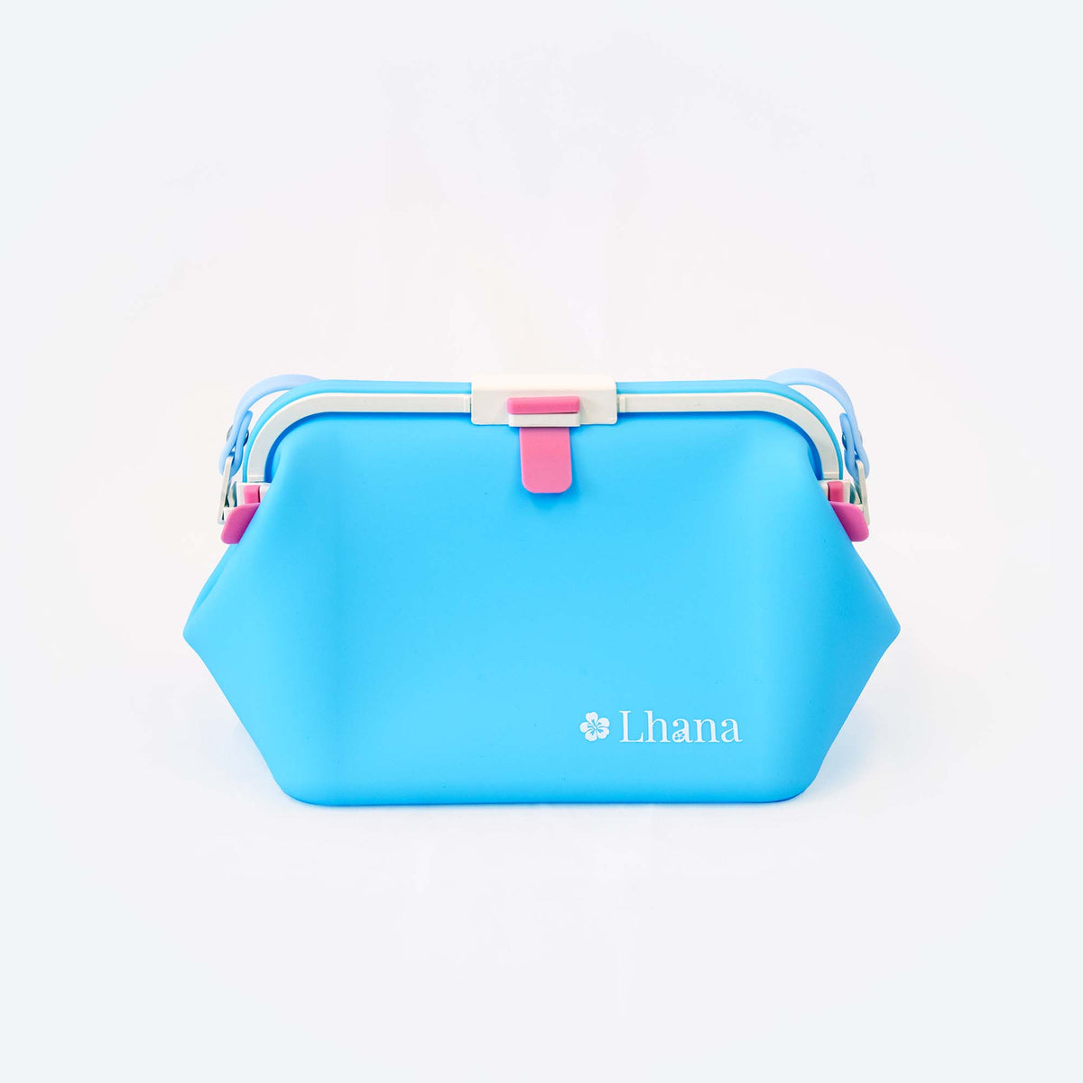 Lhana 防水シリコンバッグ ブルー 正面