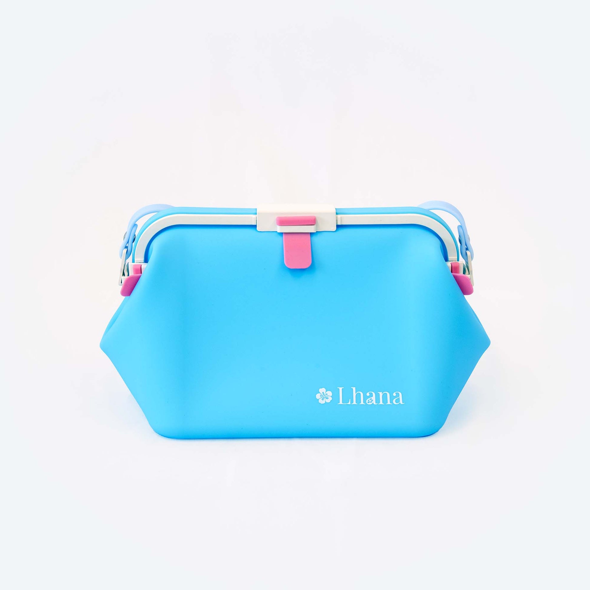 Lhana 防水シリコンバッグ ブルー 正面