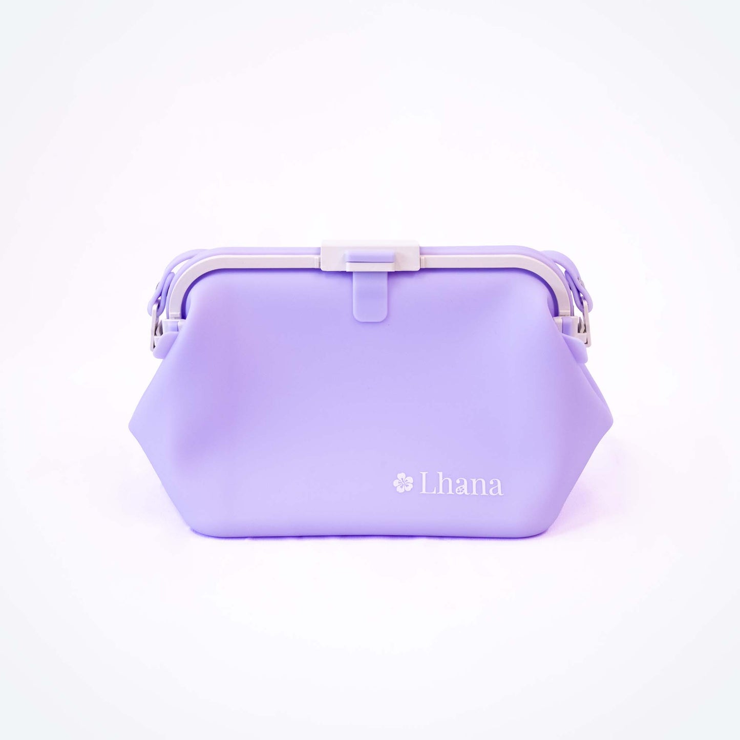 Lhana 防水シリコンバッグ ラベンダー 正面