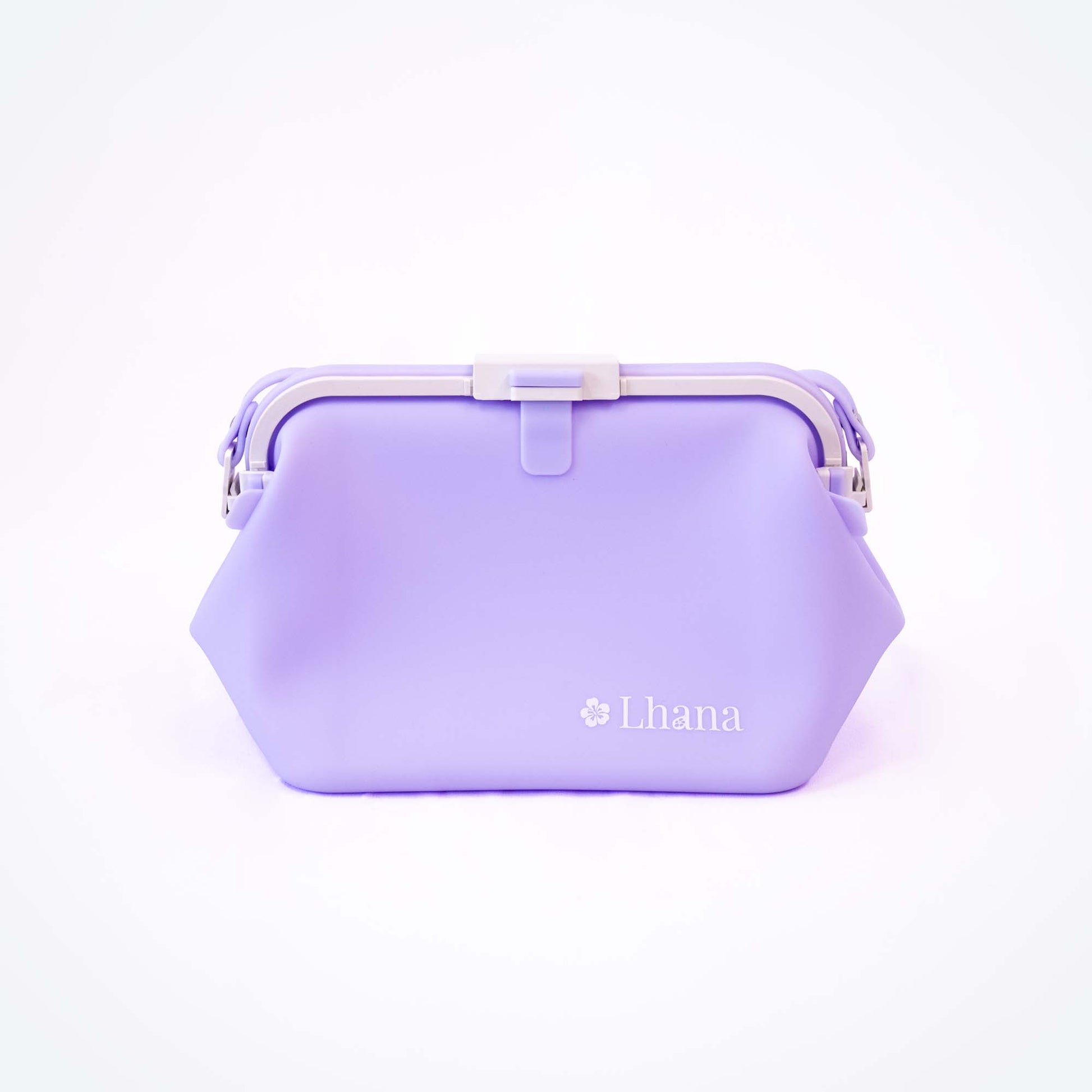 Lhana 防水シリコンバッグ ラベンダー 正面