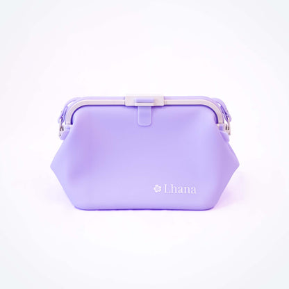 Lhana 防水シリコンバッグ ラベンダー 正面