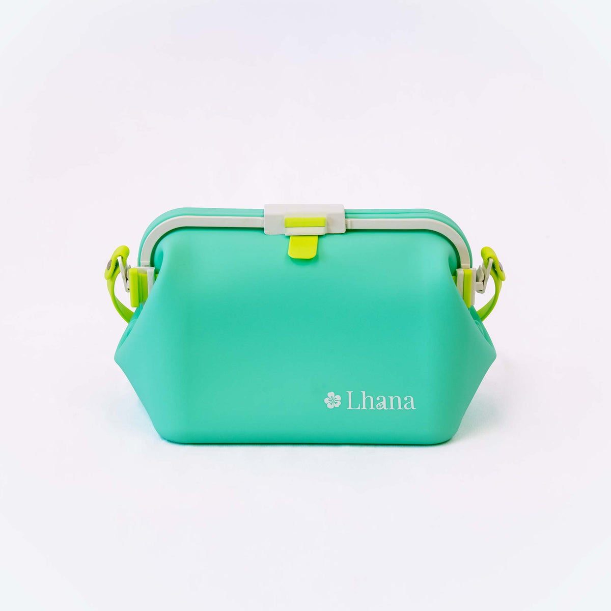 Lhana 防水シリコンバッグ ミント 正面