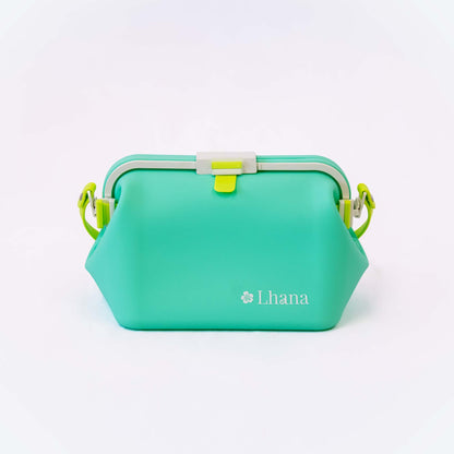 Lhana 防水シリコンバッグ ミント 正面